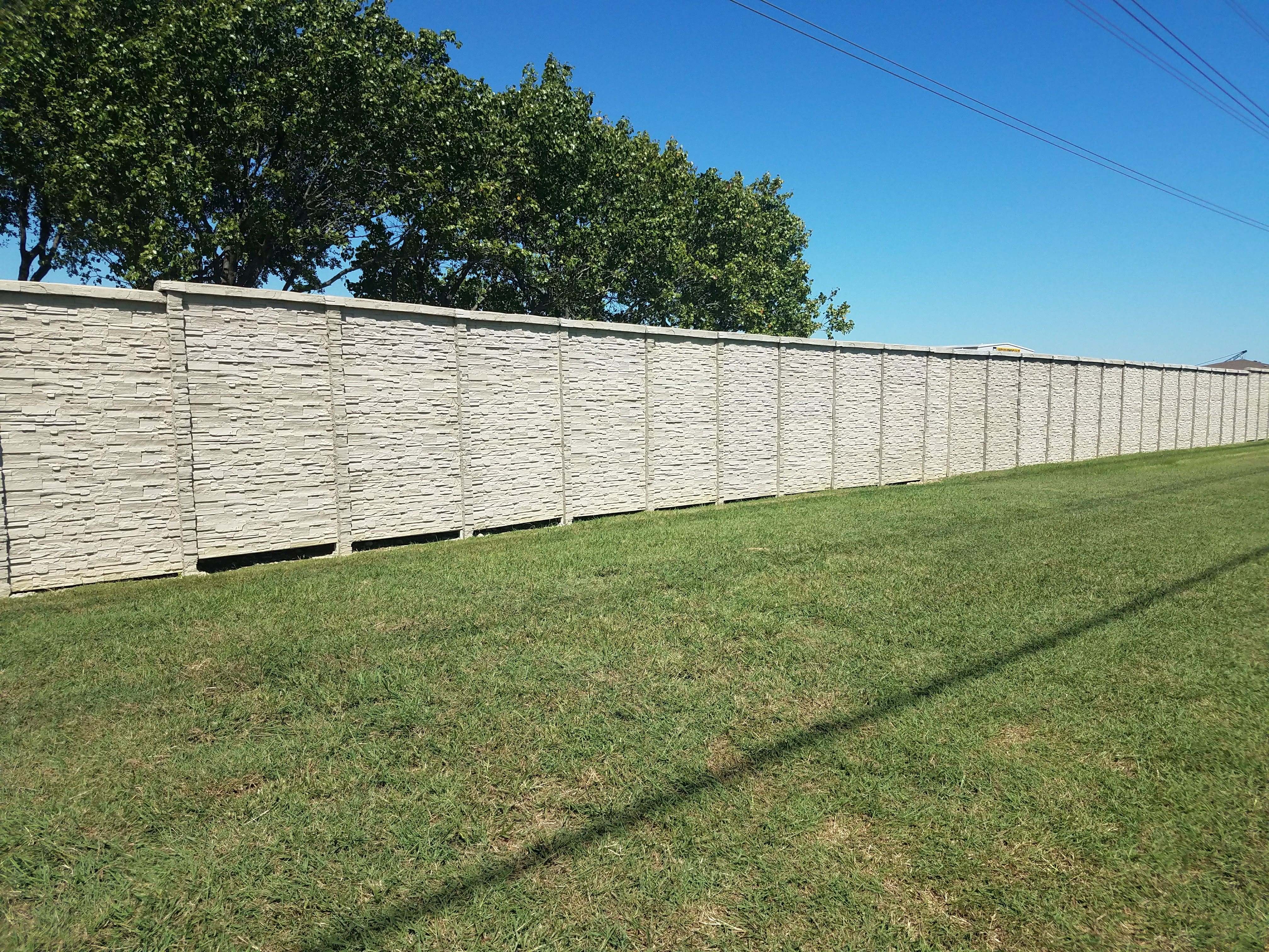 precast concrete screening wall dallas texas