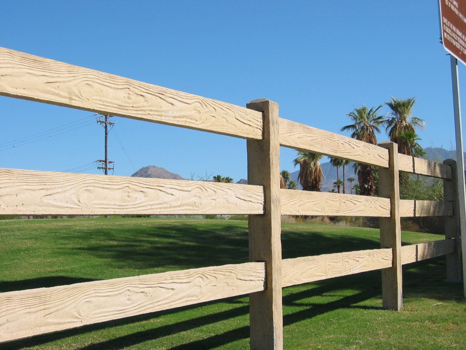 RanchRail Concrete Fence TX