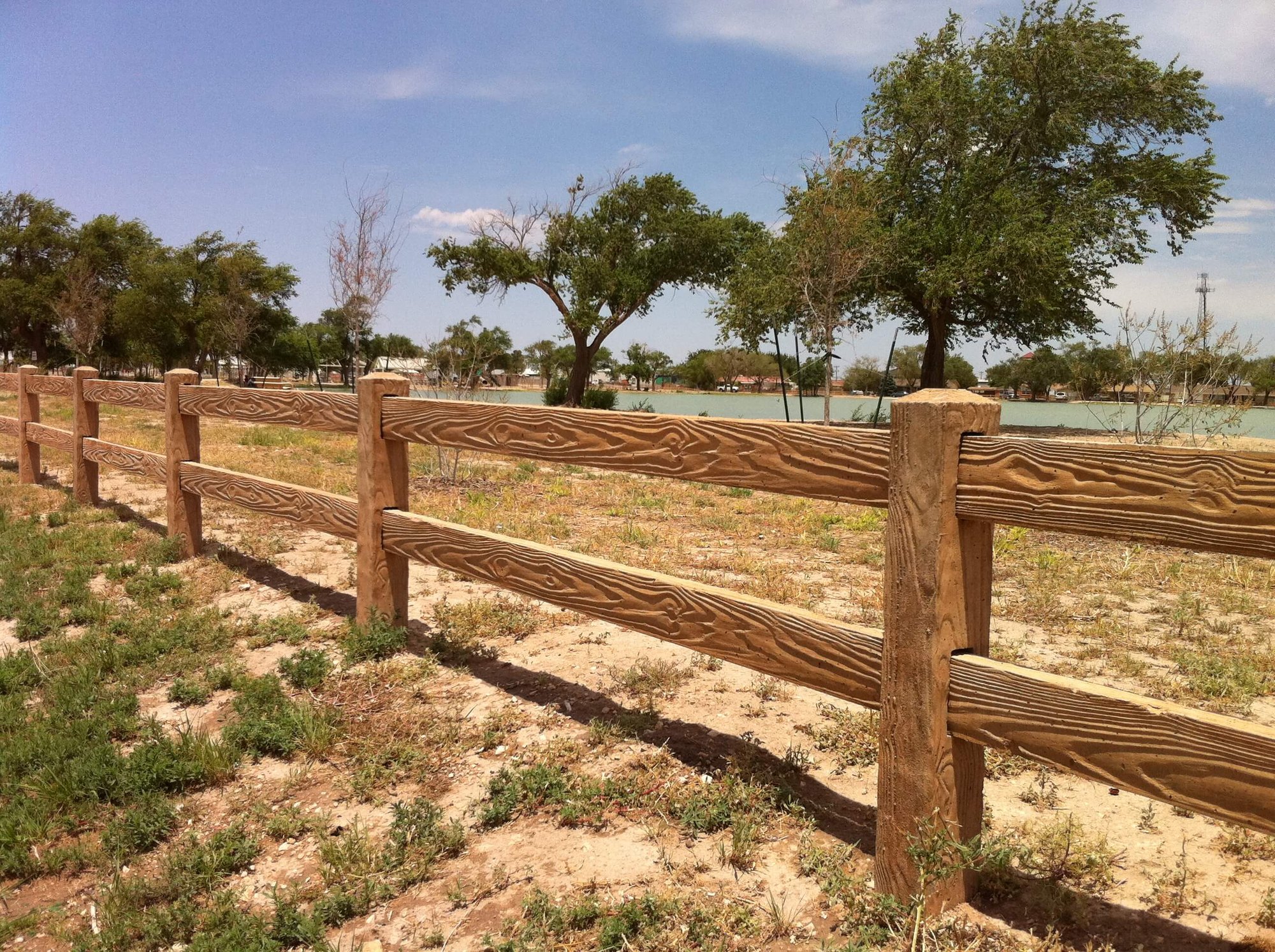 RanchRail Precast Fence Austin, TX