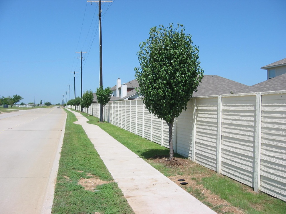 WoodCast Precast Concrete Fence-1