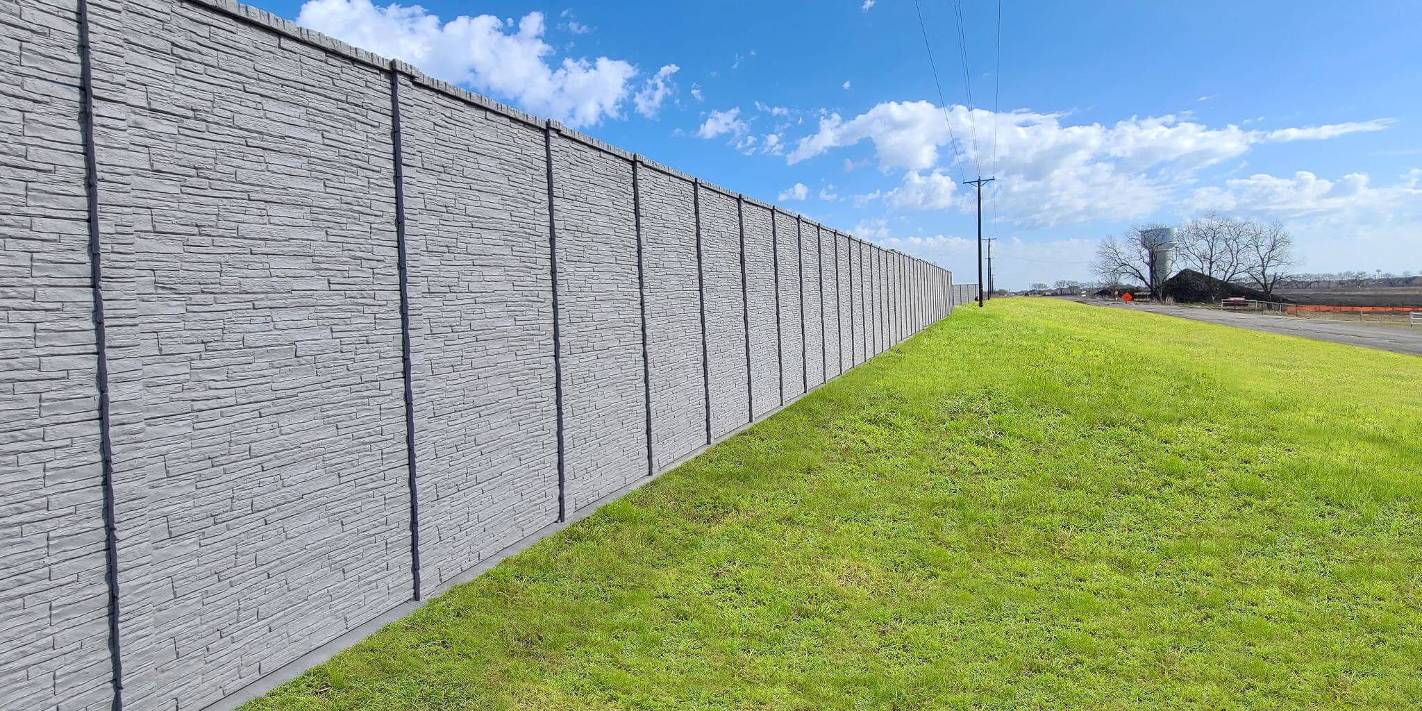 amazon concrete screening wall